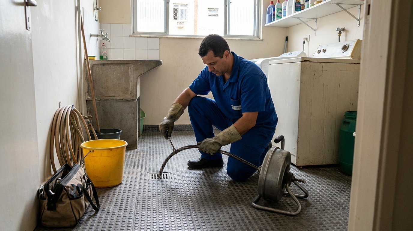 Desentupimento de ralo profissional em Teresina‑PI