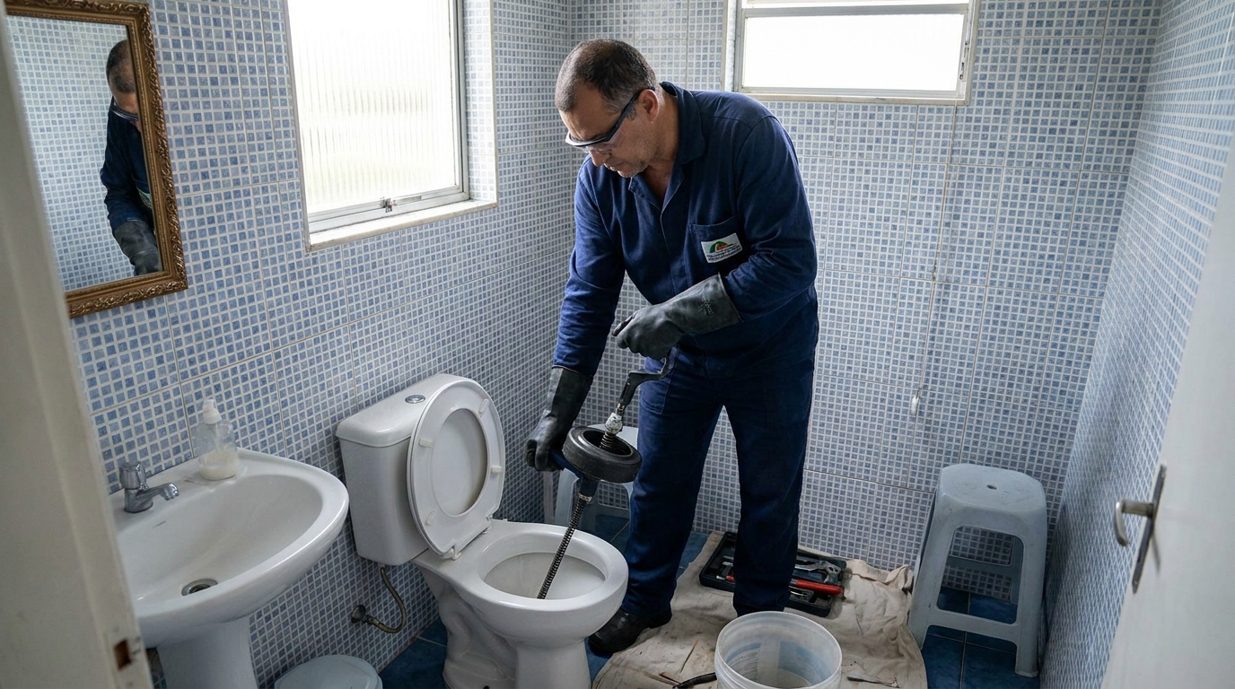 Desentupimento de vaso profissional em Teresina‑PI